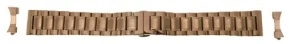 Bratara rose gold deployant capat drept si curbat 22mm