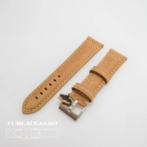 Curea piele maro deschis QR 24mm - 3960324