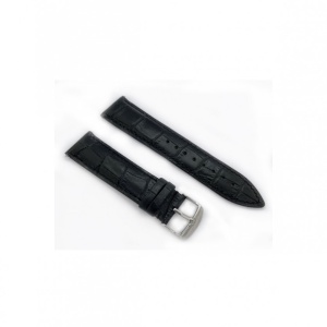 Curea piele neagră model crocodil QR 20mm - 4240120