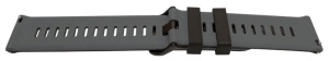 Curea silicon doua culori QR neagra cu gri 22mm- 62207 - Img 3