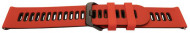 Curea silicon doua culori QR roșu cu negru 22mm- 62221