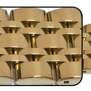 Bratara aurie 7 rânduri cu deployant 20mm - 57111 - Img 2