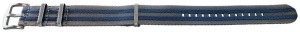 Curea NATO gri-albastru 22mm - 54057
