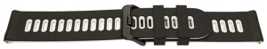 Curea silicon doua culori QR neagra cu alb 20mm- 62202