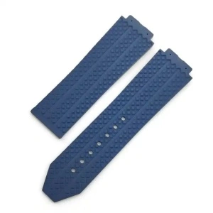 Curea tip Hublot silicon albastră