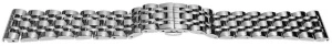 Bratara argintie 7 rânduri cu deployant 20mm - 57107
