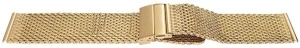 Bratara milaneza aurie cu deployant 22mm -59013