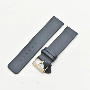 Curea piele vitel albastra plata,semi lucioasa 26mm - 3270526