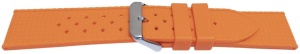 Curea silicon portocalie model Rolex Tropic 22mm -55819