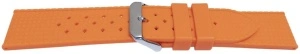 Curea silicon portocalie model Rolex Tropic 22mm -55819