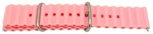 Curea silicon roz cutata cu telescop QR 22mm - 63052