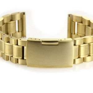Bratara aurie tip Fossil 22mm