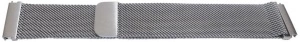 Bratara milaneza argintie cu inchidere magnetica QR 22mm -56989
