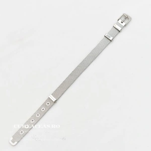 Bratara tip Pandora milaneza argintie