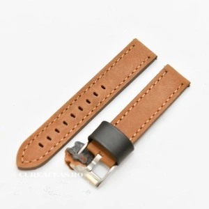 Curea piele maro deschis vintage QR 22mm - 3990322