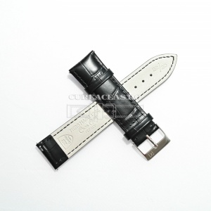 Curea Piero Magli neagră, mată model aligator QR 16mm - 08593001 - Img 2