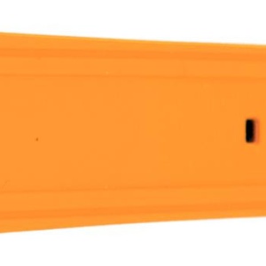 Curea silicon doua culori negru cu portocaliu, telescop QR, 24mm -62000 - Img 2