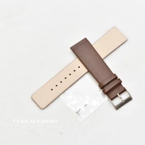 Curea tip Skagen de 22mm maro - 56694 - Img 2