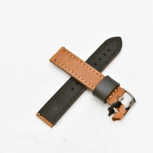 Curea piele maro deschis vintage QR 22mm - 3990322 - Img 2