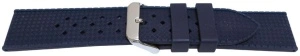 Curea silicon albastru navy model Rolex Tropic 22mm -55807