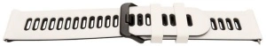 Curea silicon doua culori QR albă cu negru 20mm- 62222