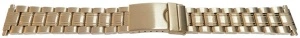 Bratara metalica reglabila aurie capete pe arc 16-22mm - 55007