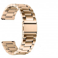 Bratara metalica rose gold pentru Smartwatch -18mm