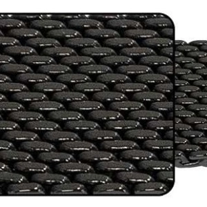 Bratara milaneza neagră cu deployant 22mm -59010 - Img 2