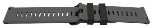 Curea silicon doua culori QR neagra cu gri 20mm- 62206 - Img 3