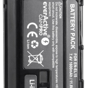 Acumulator Premium EverActive CamPro - EN-EL15 -1600mAh - Img 2