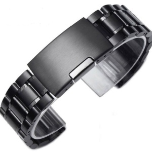 Bratara neagră tip Fossil 20mm