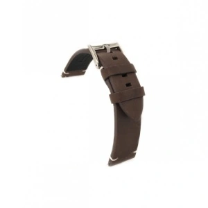 Curea piele maro vintage ceruită QR 20mm - 4220220 - Img 2
