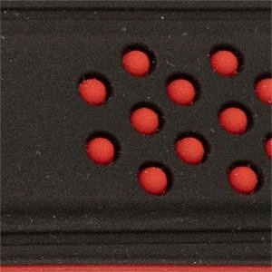 Curea silicon doua culori negru cu roșu, telescop QR, 20mm -60729 - Img 2