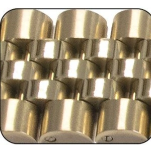 Bratara metalica plina aurie model Rolex capete curbate 20mm - 51365 - Img 2