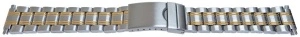Bratara metalica reglabila bicolora capete pe arc 16-22mm - 55008
