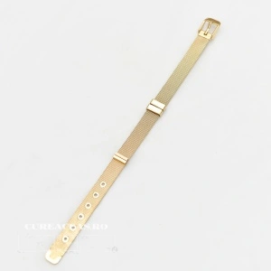 Bratara tip Pandora milaneza aurie