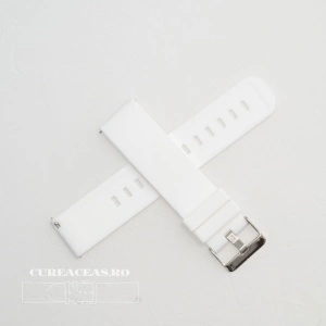 Curea silicon albă, telescop QR, 24mm -402224 - Img 2