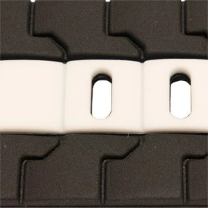Curea silicon doua culori QR neagra cu albastru 20mm- 62248 - Img 2