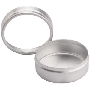 Cutie aluminiu cu capac din sticla - 4