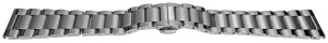Bratara argintie deployant capat drept 18mm - 57138