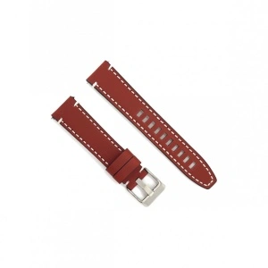 Curea piele maro roșcat vintage ceruită QR 22mm - 4140822