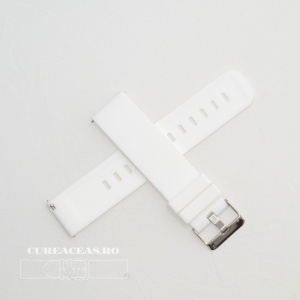 Curea silicon albă, telescop QR, 18mm -402218 - Img 2