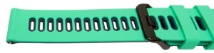 Curea silicon doua culori QR verde turquoise cu negru 20mm- 62218 - Img 2