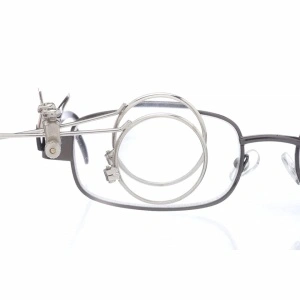 Lupa ceasornicar dubla argintie pentru ochelari - x5,5 - Img 2