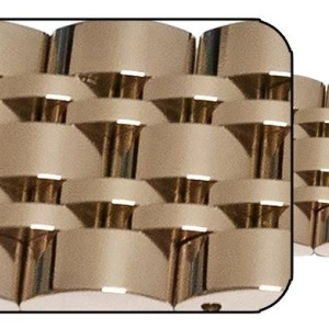 Bratara rose gold 7 rânduri cu deployant 20mm - 57115 - Img 2