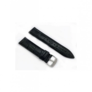 Curea piele neagră model crocodil QR 18mm - 4240118