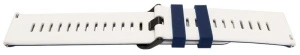 Curea silicon doua culori QR albastră cu alb 20mm- 62212 - Img 3