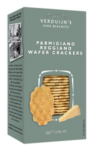 Crackers artizanali cu parmezan si busuioc Verduijn's 75g