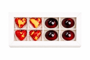 Cutie 8 praline Gourmet Boeme Chocolaterie 100G