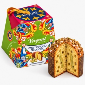 Mini Panettone Aroma de Fistic Sicilia, Vergani 100g